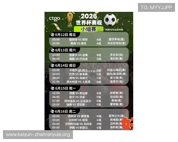 2026年世界杯哥伦比亚与民主刚果比赛时间及赛程安排，关注比赛最新动态